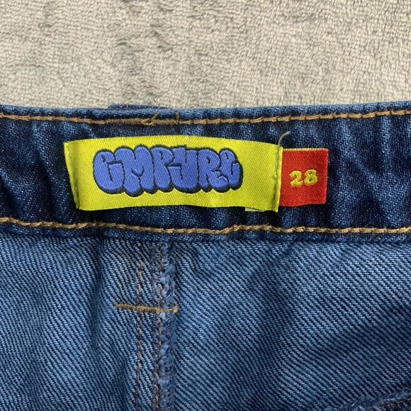 Empyre Jeans Mens 28x26” Easy Now Ultra-Loose Dark Blue Denim Grunge Skate Y2K - Picture 11 of 16